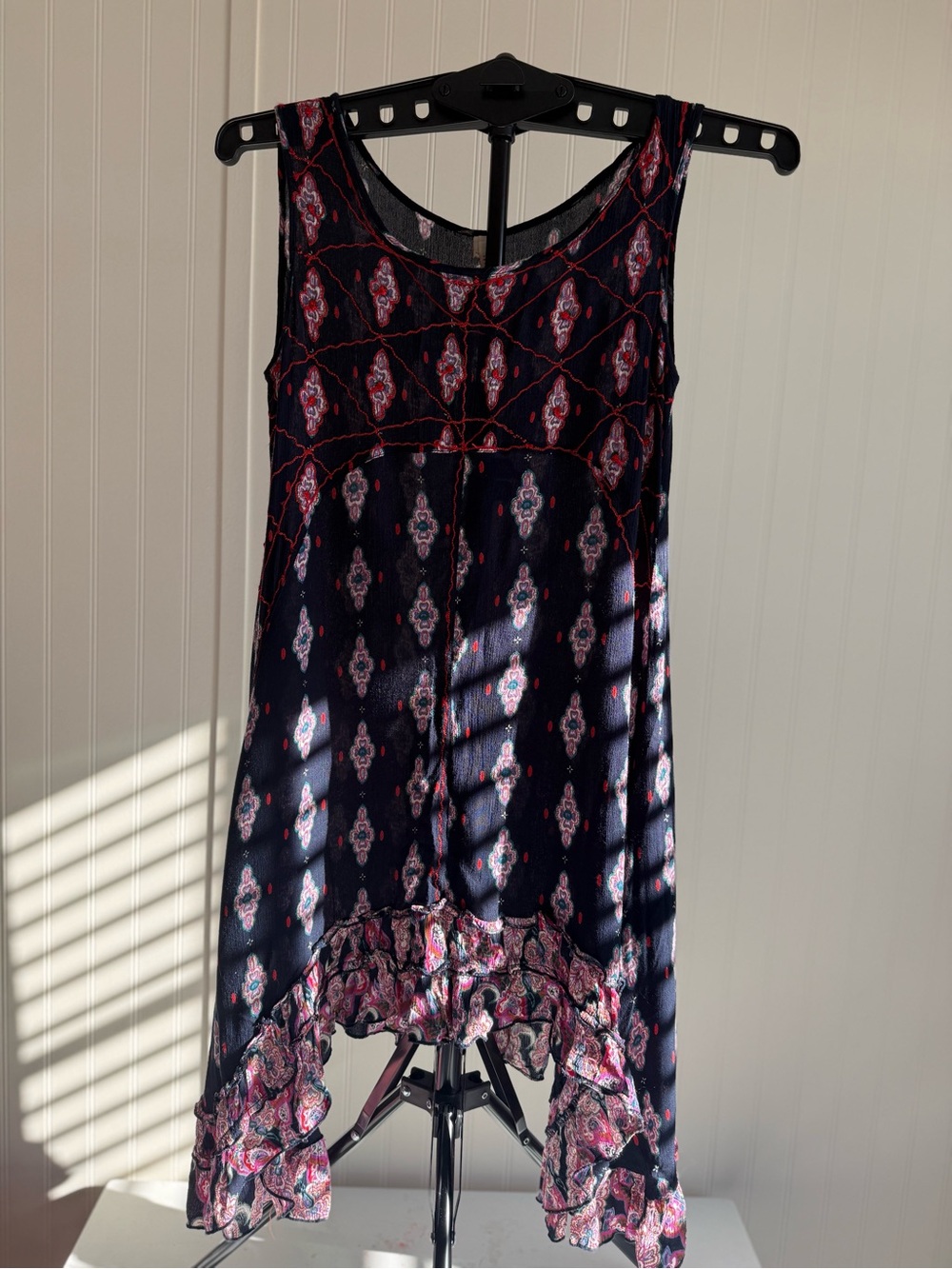 RAGA Alice Sharkbite Hem Sleevless Dress Asymmetrical XS Boho Fairy